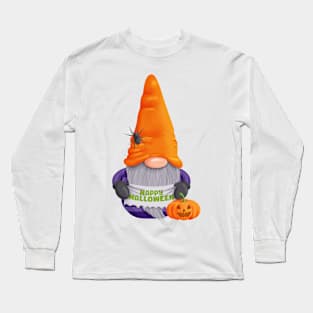 Happy Halloween Gnome Long Sleeve T-Shirt